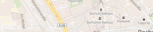 Karte Parkhaus P3 Rathaus (BVZ) Bochum