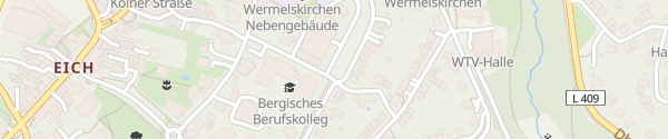 Karte Stadtbücherei Wermelskirchen