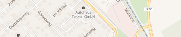 Karte Autohaus Tekken Norden