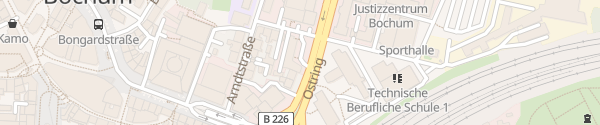 Karte IHK Mittleres Ruhrgebiet Bochum