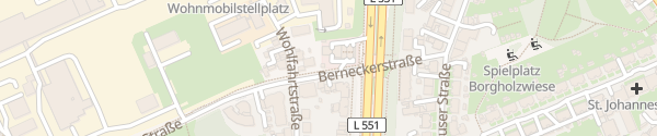Karte Shell Tankstelle Berneckerstraße Bochum