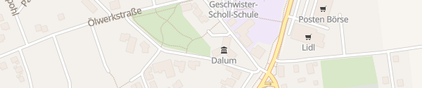 Karte Rathaus Geeste Dalum
