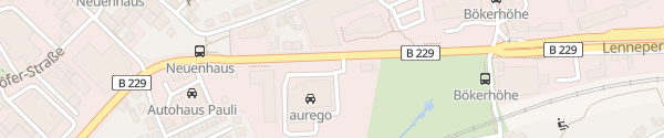 Karte Autohaus aurego Remscheid