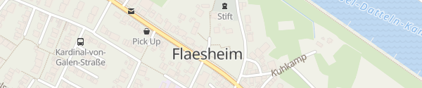 Karte Stiftsplatz Flaesheim Haltern am See