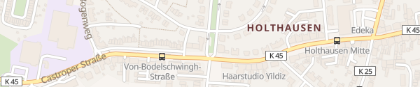 Karte Baarestraße Herne