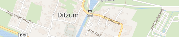 Karte Parkplatz Jemgum-Ditzum