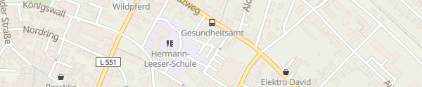 Karte Kreisverwaltung Coesfeld Dülmen