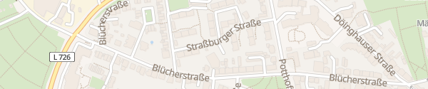 Karte Straßburger Straße Schwelm