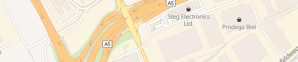 Karte McDonald's Biel/Bienne