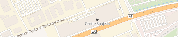 Karte Centre commercial Boujean Biel