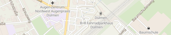 Karte Bahnhof Dülmen