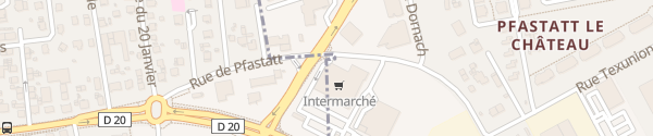 Karte Intermarché Pfastatt