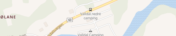 Karte Valldal Camping Valldal