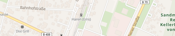 Karte Bahnhof Haren-Emmeln Haren (Ems)