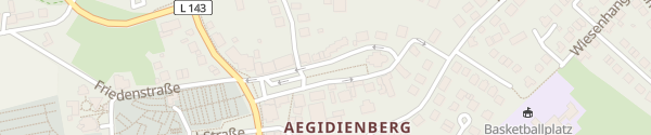 Karte Aegidiusplatz Bad Honnef