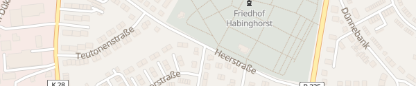 Karte Friedhof Habinghorst Castrop-Rauxel