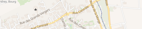 Karte Kreisel Rue Centrale Conthey