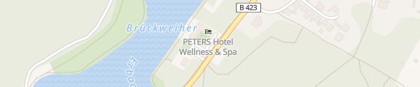 Karte Hotel Peters Homburg