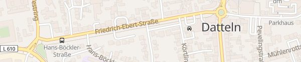 Karte Friedrich-Ebert Straße Datteln