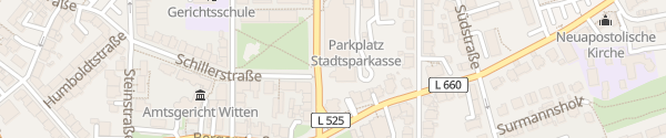 Karte Sparkasse Ruhrstraße Witten
