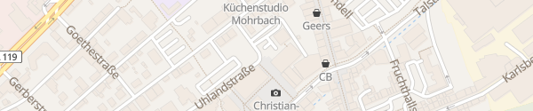 Karte Homburg City Homburg