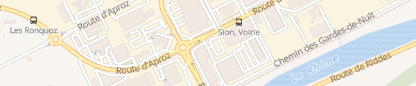 Karte Voirie (Werkhof) Ville de Sion Sion