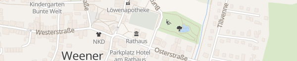 Karte Rathaus Weener