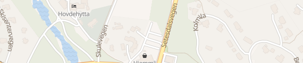 Karte Hovden Kommune Hovden i Setesdal