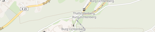 Karte Burg Lichtenberg Thallichtenberg