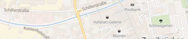 Karte Parkhaus Hallplatz Zweibrücken