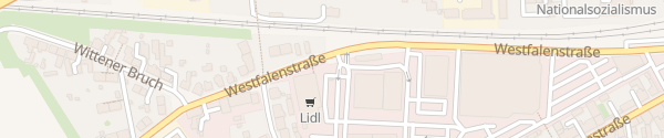 Karte Lidl Westfalenstraße Witten