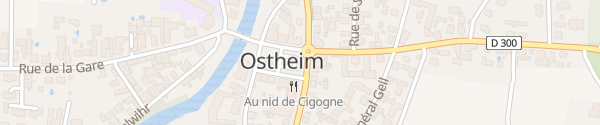 Karte Place des Cigognes ‌Ostheim