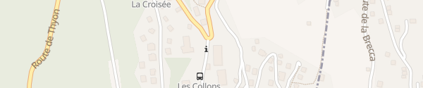 Karte Verkehrsbüro Les Collons