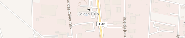 Karte Supercharger Golden Tulip Mulhouse Basel Sausheim