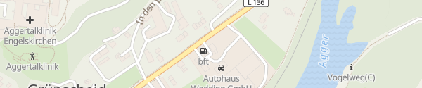Karte bft Tankstelle / Autohaus Wedding Engelskirchen