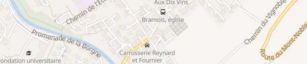 Karte Rue du Vieux-Village Bramois