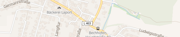 Karte Dorfplatz Bechhofen