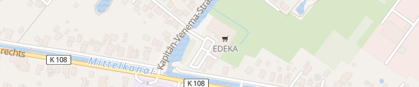 Karte EDEKA Sievers Kapitän-Venema-Straße Papenburg