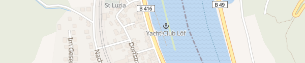 Karte Yachthafen Löf