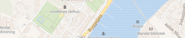 Karte Parkering Bryggegården Mandal