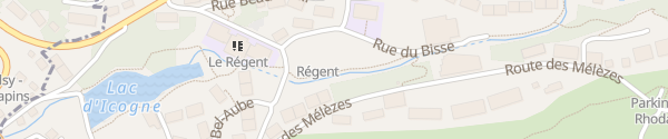 Karte Le Régent Lens