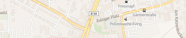 Karte Evinger Straße Dortmund