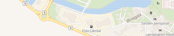 Karte Esso Lærdal