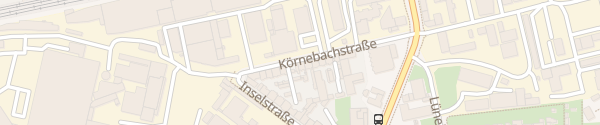 Karte NOx-Block Ladelaterne Körnebachstraße 65 Dortmund