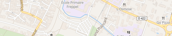 Karte Rue de l'Abbé Oesterle Obernai