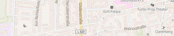 Karte NOx-Block Ladelaterne Kleine Gildenstraße Dortmund