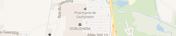 Karte Cora Einkaufszentrum Dorlisheim