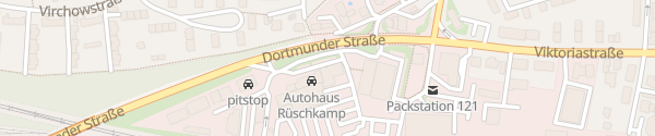 Karte Autohaus Rüschkamp Lünen