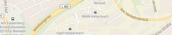 Karte BMW Autohaus Kaltenbach Wiehl