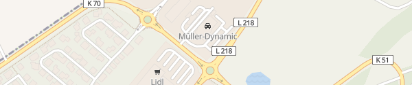 Karte BMW Autohaus Müller-Dynamic Simmern